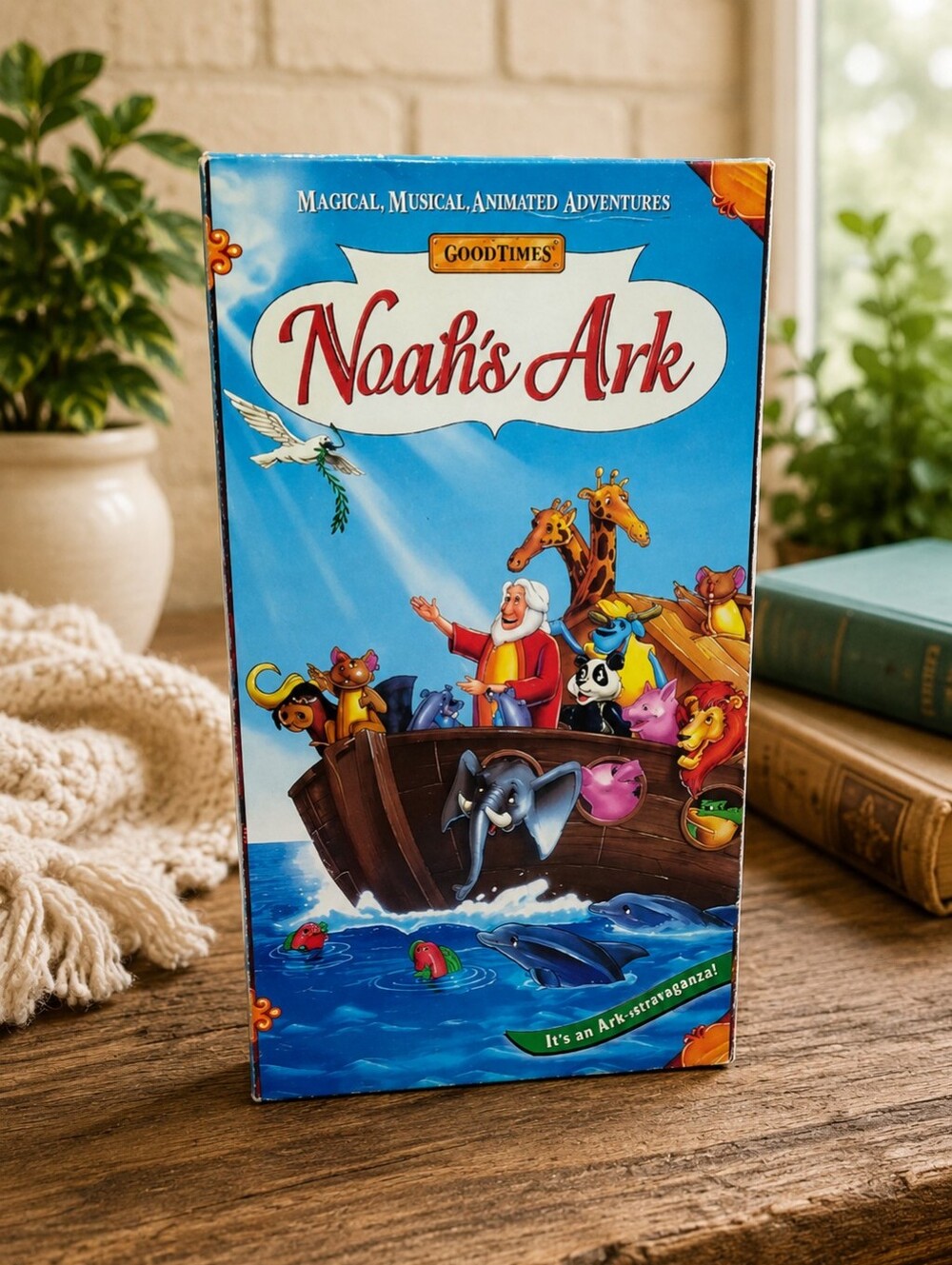 🎬 Noah’s Ark (1996) VHS Tape – Vintage Animated Biblical Classic